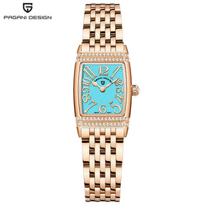 PAGANI DESIGN Women’s Quartz Watch 22mm – Sapphire Crystal, Stainless Steel, 50m Water Resistant