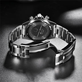 PAGANI DESIGN Men's Chronograph Quartz Watch – Sapphire, Stainless Steel, VK63