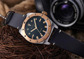 Baltany B4030 Bronze Automatic Watch – NH38 Luminous 20ATM Water Resistant