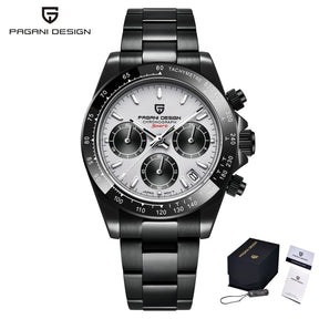 PAGANI DESIGN Men's Chronograph Quartz Watch – Sapphire, Stainless Steel, VK63