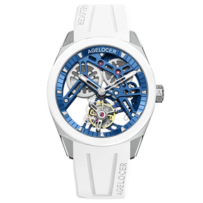 AGELOCER Men’s Tourbillon Watch – 80 Hour Power Reserve, Sapphire, 42mm