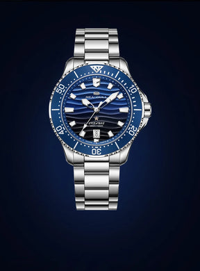 Seagull Ocean Series Men's Automatic Dive Watch 41mm – 300M Waterproof Luminous 1218