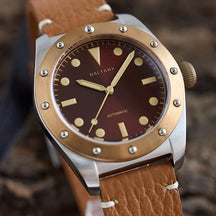 Baltany B4030 Bronze Automatic Watch – NH38 Luminous 20ATM Water Resistant