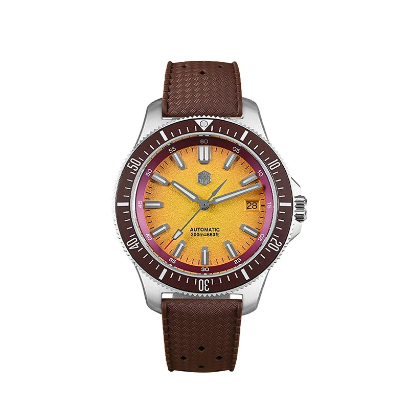 San Martin SN0118 40mm Dive Watch – NH35 Automatic Mechanical, 200m Water Resistant