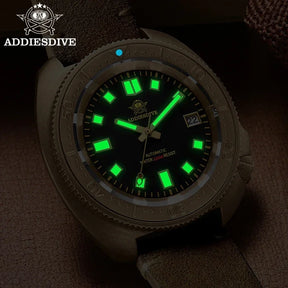 ADDIESDIVE AD2104 Bronze Automatic Dive Watch – NH35 Movement, Sapphire Glass, 200m Water Resistant
