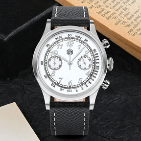 San Martin Men’s Quartz Chronograph Watch – 38mm, Sapphire Crystal