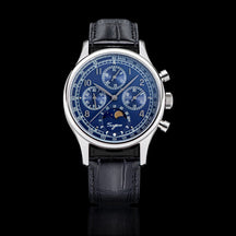 Sugess Men’s Chronograph Watch – ST1908 Mechanical, Moonphase, Swan Neck, Sapphire Crystal