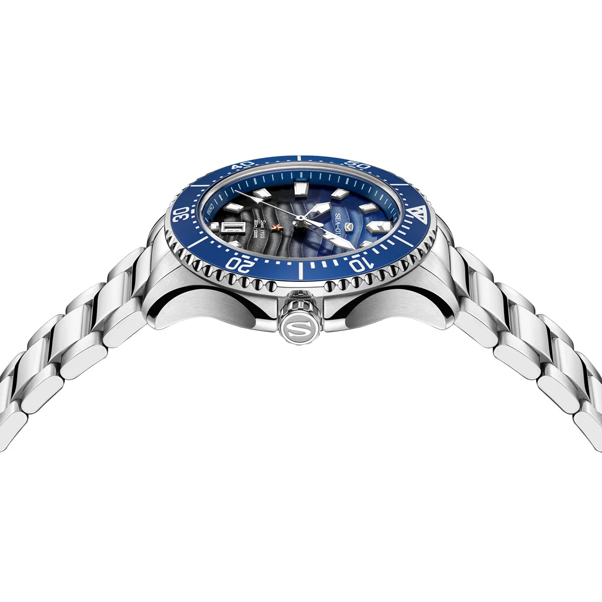 Seagull Ocean Series Men's Automatic Dive Watch 41mm – 300M Waterproof Luminous 1218