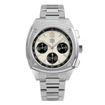 San Martin Men's Chronograph Watch 39.5mm – VK63 Quartz Panda Dial 100M Waterproof Sapphire
