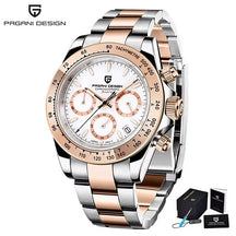 Pagani Design Men's Chronograph Watch – Quartz Sapphire Stainless Steel Waterproof 2026e