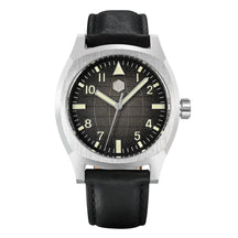 San Martin SN0026 38mm Automatic Men’s Sport Watch – Luxury Mechanical Wristwatch with Grid Texture Dial & 10Bar Water Resistance