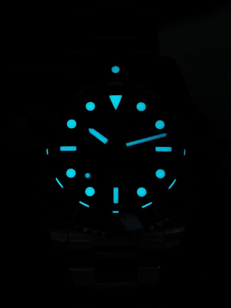 San Martin SN0126 Men’s Dive Watch 38mm – Miyota 90S5 Automatic, Wave Dial, 200m Water Resistant