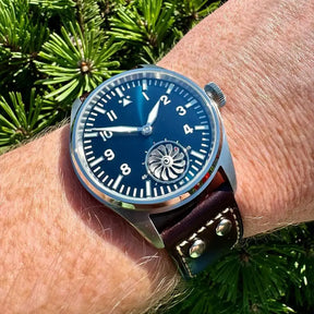 Hruodland Pilot Men's Manual Mechanical Watch – ST3620 Sapphire BGW9 Luminous 5Bar