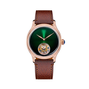 Sugess 38mm Tourbillon Men’s Watch – Minimalist Mechanical Handwind with Dome Sapphire Crystal