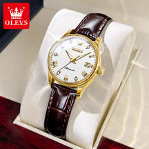 OLEVS Women’s Automatic Watch – Luxury Waterproof Luminous Chronograph Date Wristwatch 9932