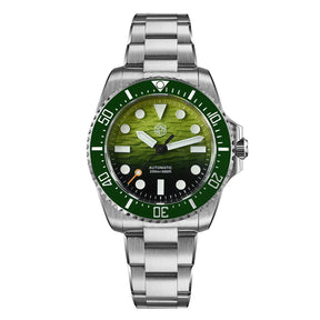 San Martin SN0126 Men’s Dive Watch 38mm – Miyota 90S5 Automatic, Wave Dial, 200m Water Resistant