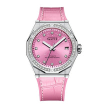BONEST GATTI Women’s Automatic Watch – Luxury Mechanical, Sapphire Crystal, Leather Strap, Crystal Bezel
