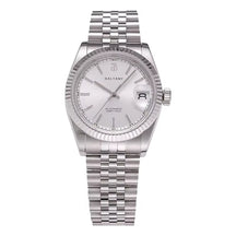 Baltany S4084 Men’s Automatic Dress Watch 36mm – Gold Tone, Fluted Bezel, NH35, Luminous, Date