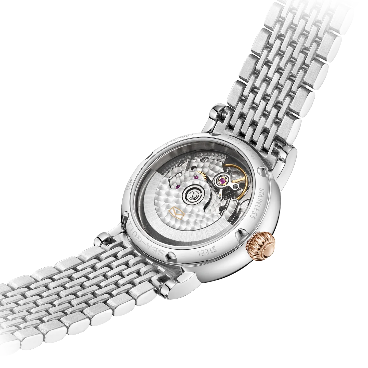 Seagull Women’s Automatic Watch 1074L – Luxury Floral Diamond Mechanical Wristwatch for Ladies