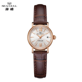 Seagull 1046L Women's Watch – Elegant Textured Dial Water Resistant Dress