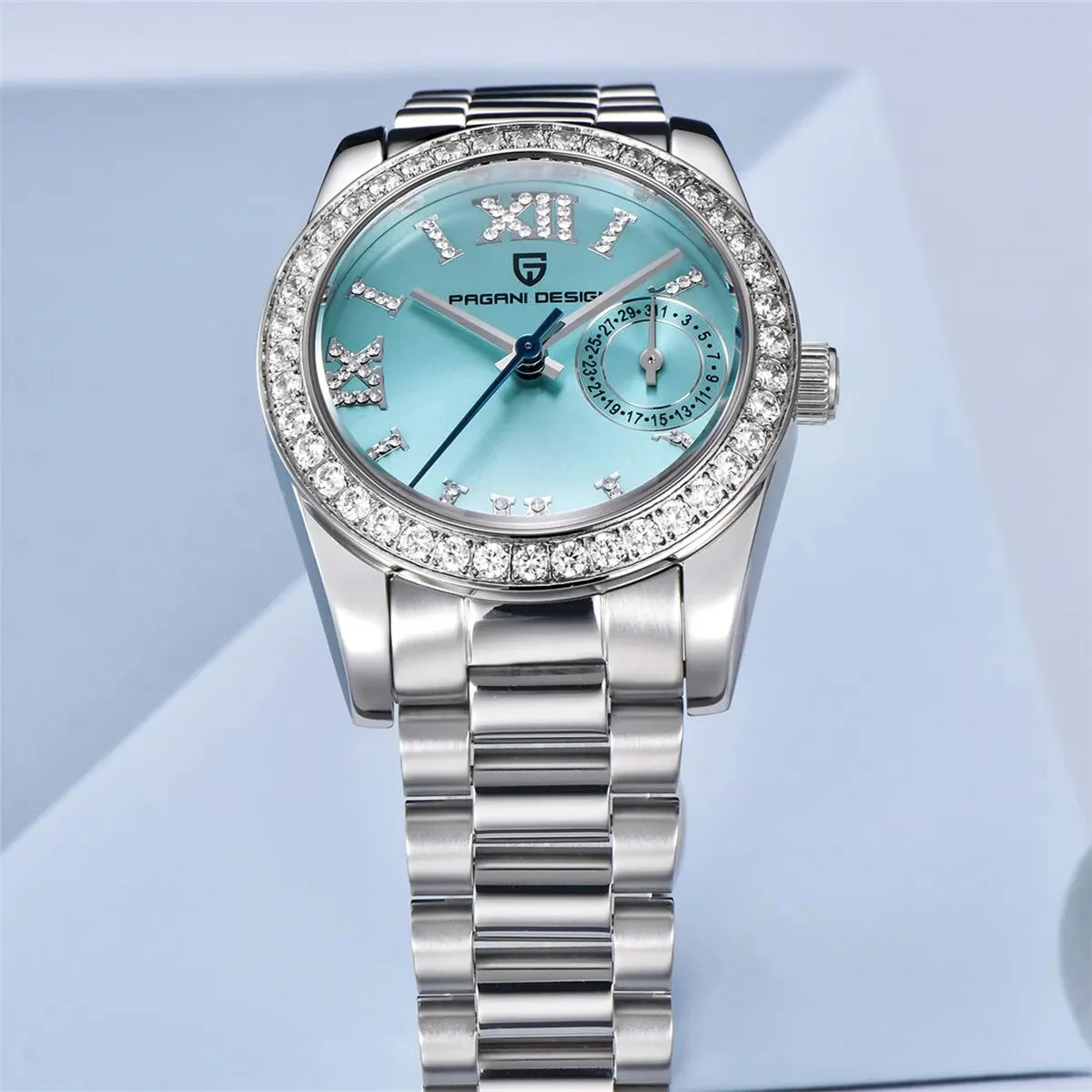 PAGANI DESIGN 32MM Women’s Quartz Watch – Luxury Waterproof Sapphire Crystal Dress Watch
