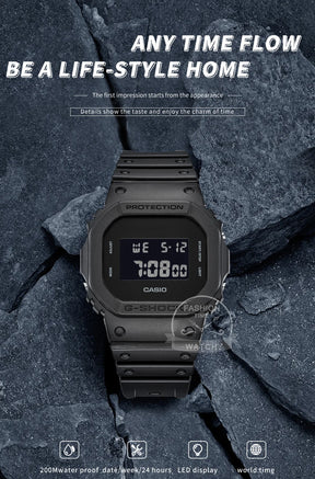 Casio g-shock military style digital watch for men