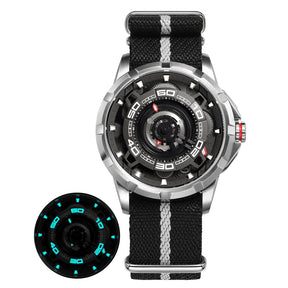 BERNY Automatic Skeleton Watch for Men – 3D Dial, Sapphire Crystal, 5ATM