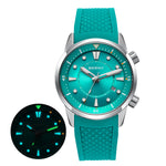 BERNY Men's Automatic Diver Watch – 200M Waterproof, Miyota 8215, Sapphire
