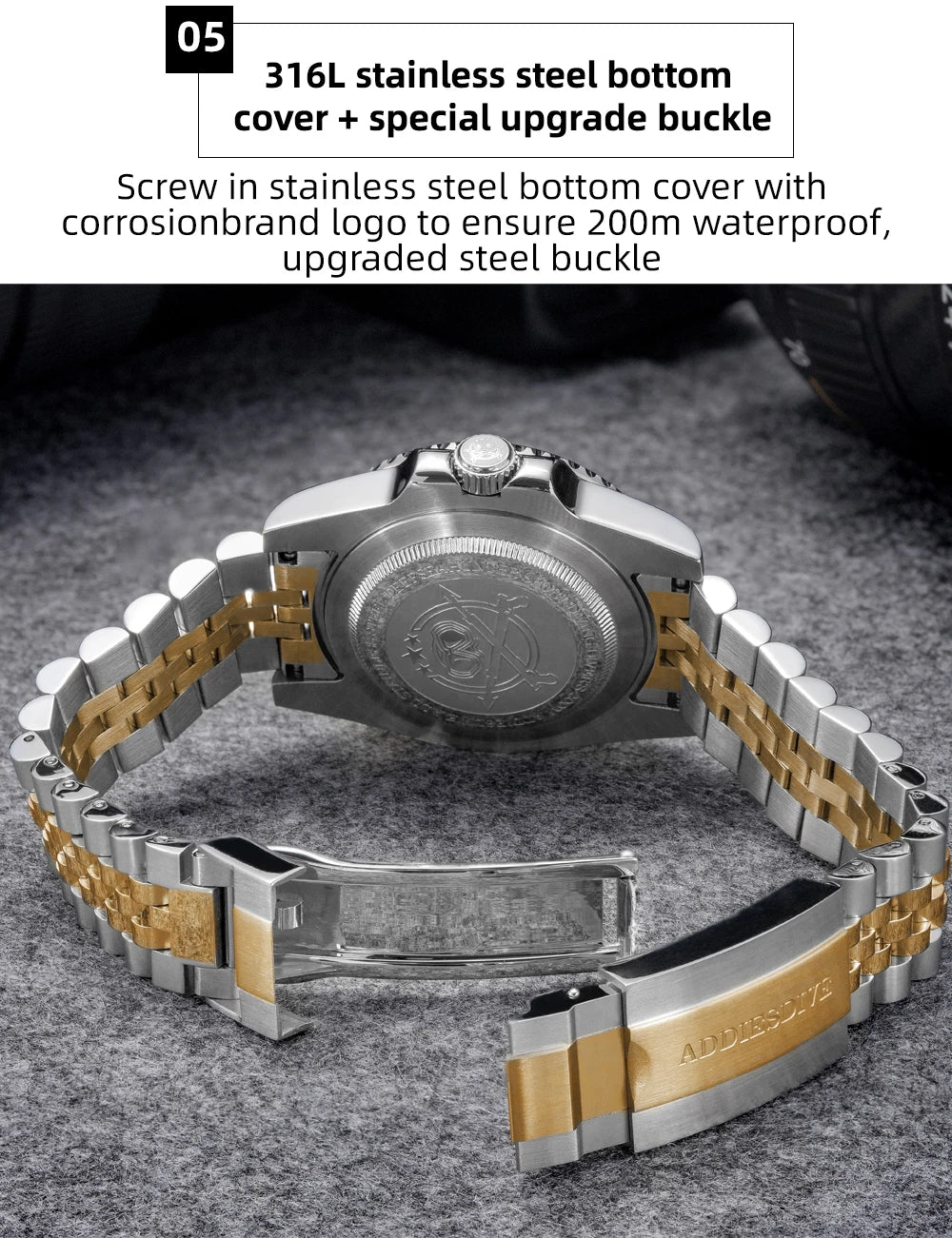 ADDIESDIVE AD2050 GMT Watch