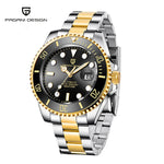 PAGANI DESIGN PD-1639 Men’s Automatic Mechanical Watch – Luxury Gold Stainless Steel Waterproof Wristwatch