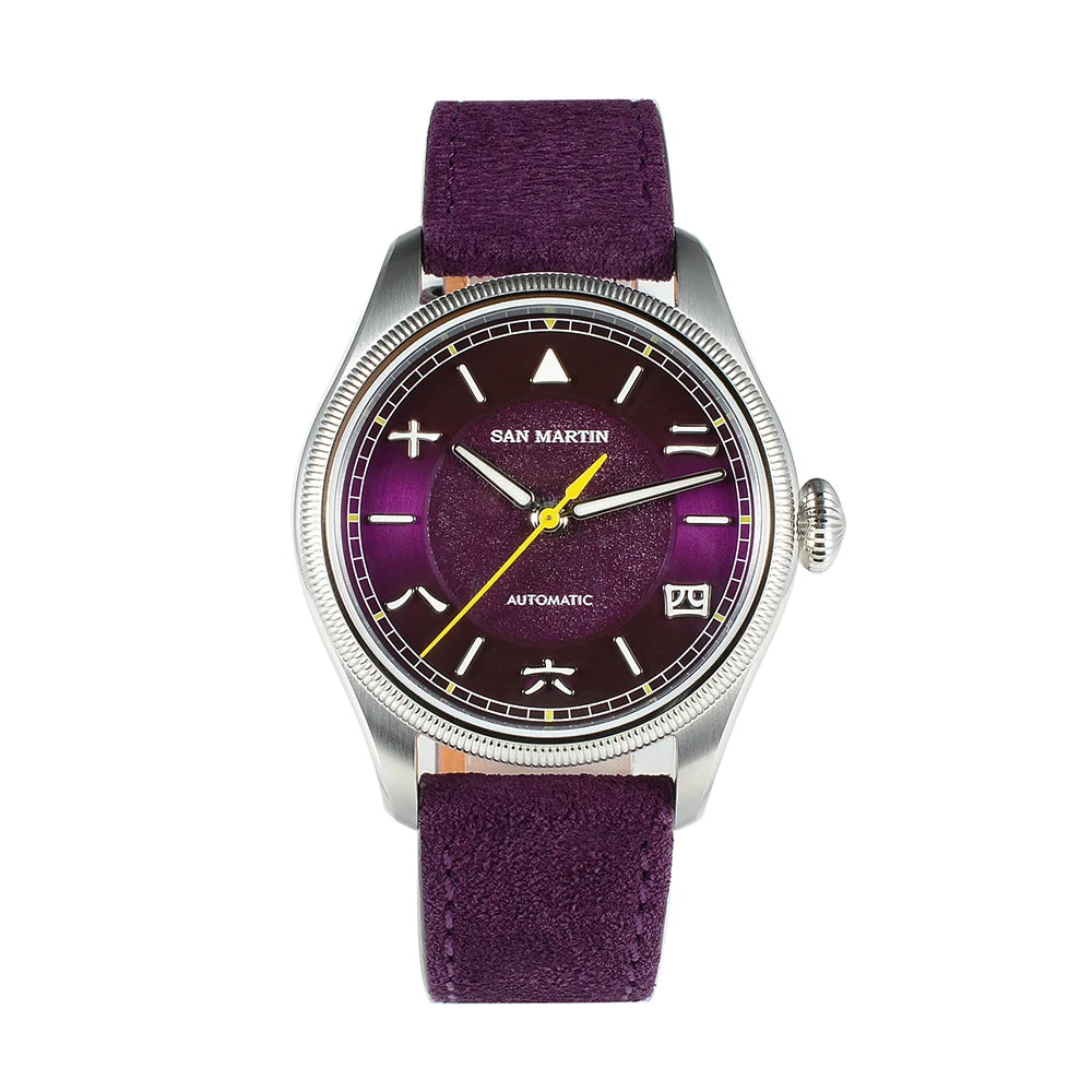 San Martin SN0033 Men's Automatic Pilot Watch 39.5mm – YN55 Sapphire 10Bar Vintage Style