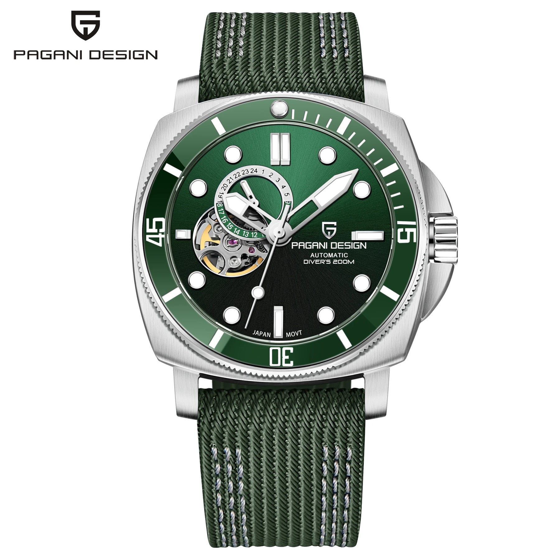 Pagani Design Men’s Automatic Watch PD1736 – Sapphire, Waterproof