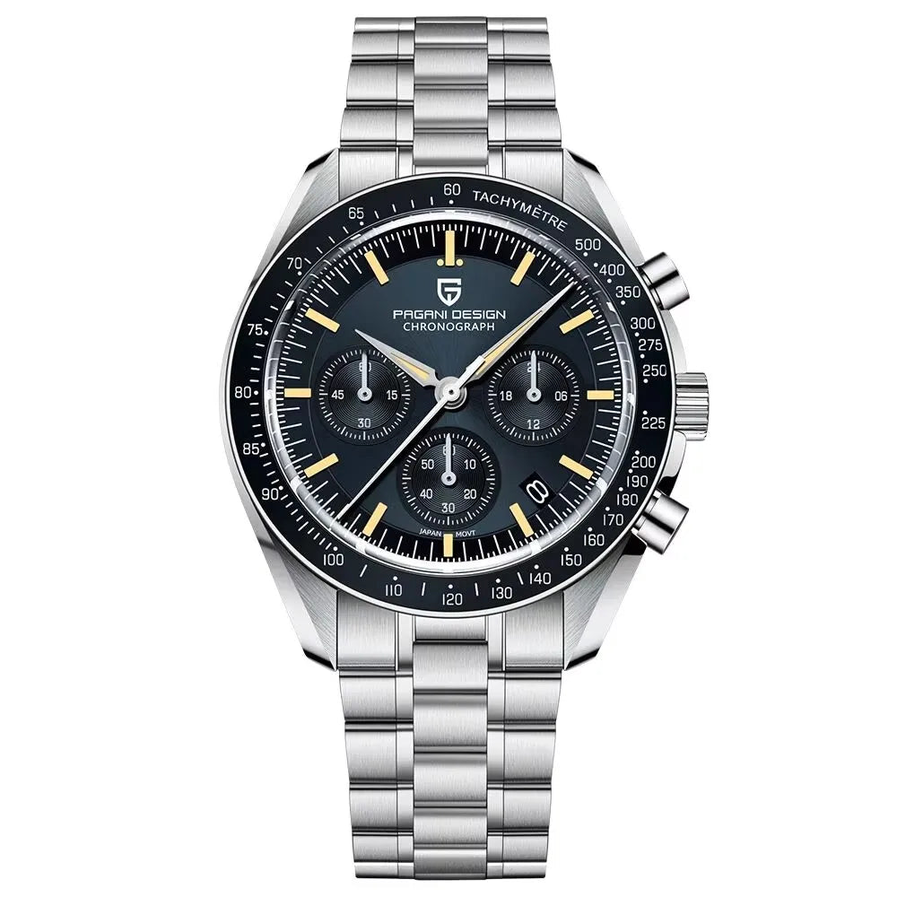Pagani Design VK63 Moonphase Chronograph Watch – Sapphire, Luminous
