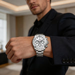 PAGANI DESIGN Men’s Chronograph Watch VK63 Quartz Stainless Steel Sapphire Crystal Luxury Wristwatch