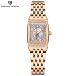 PAGANI DESIGN Women’s Quartz Watch 22mm – Sapphire Crystal, Stainless Steel, 50m Water Resistant
