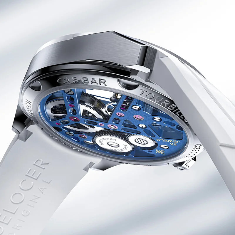 AGELOCER Men’s Tourbillon Watch – 80 Hour Power Reserve, Sapphire, 42mm