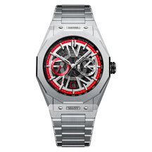 BONEST GATTI Men's Automatic Skeleton Watch – Mechanical, Luminous & Waterproof