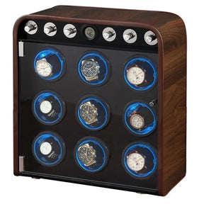 Luxury Wooden Automatic Watch Winder Box – Silent Mechanical Watch Display Organizer & Storage Case