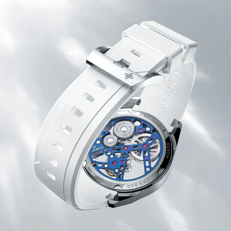 AGELOCER Men’s Tourbillon Watch – 80 Hour Power Reserve, Sapphire, 42mm