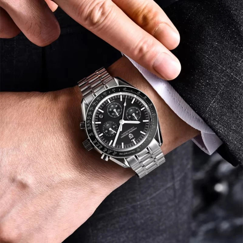 Pagani Design VK63 Moonphase Chronograph Watch – Sapphire, Luminous
