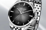 AGELOCER Budapest Men's Automatic Watch – Steel Strap Business Dress with Calendar