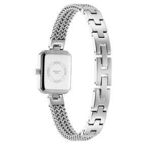 BERNY Women’s Square Watch – Minimalist Quartz, Stainless Steel