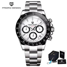 Pagani Design Men's Chronograph Watch – Quartz Sapphire Stainless Steel Waterproof 2026e