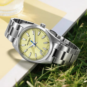 BERNY Women's Quartz Watch 39mm – Sapphire AR Coated 100M Waterproof Stainless Steel