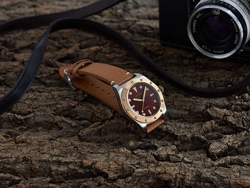 Baltany B4030 Bronze Automatic Watch – NH38 Luminous 20ATM Water Resistant