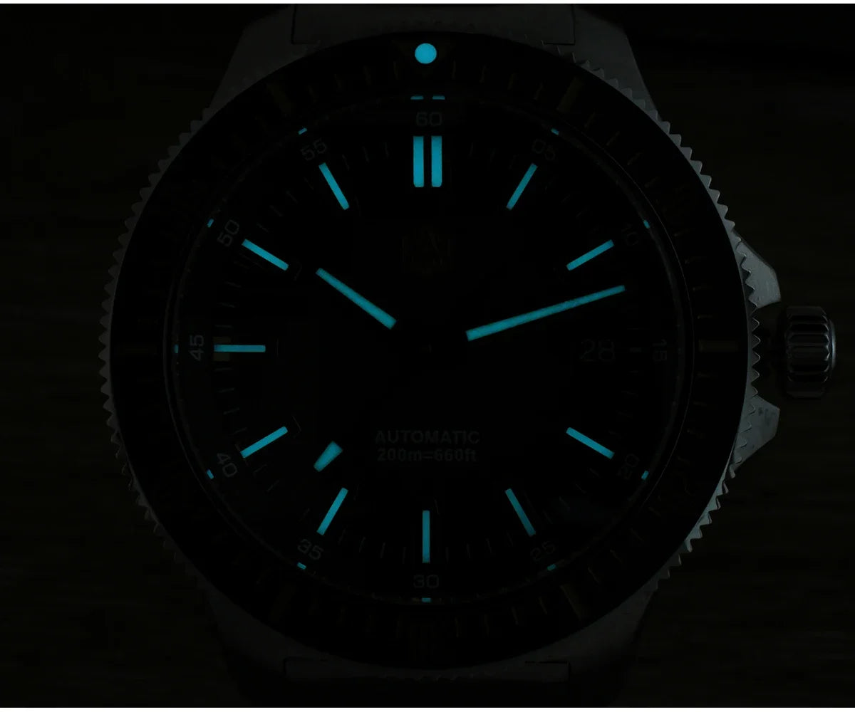 San Martin SN0118 40mm Dive Watch – NH35 Automatic Mechanical, 200m Water Resistant