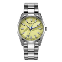 BERNY Women's Quartz Watch 39mm – Sapphire AR Coated 100M Waterproof Stainless Steel