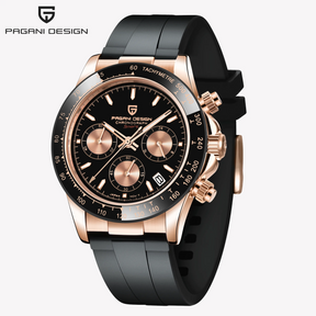 2026 Pagani Design PD-1664 Luxury Chronograph Watch - Japanese VK63 Quartz, Luminous Sapphire Edition