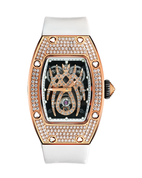 HANBORO Spider Collection Spider Ruby and Diamond Crafted Luminous Full Diamonds Luxury Women's Watch