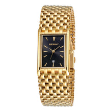 BERNY Couple Quartz Watch – Gold Tone, Stainless Steel, Men & Women, Water Resistant